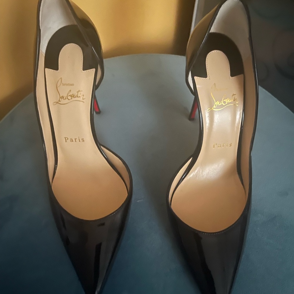 Christian Loboutin IRIZA Open Side Red Sole Pump